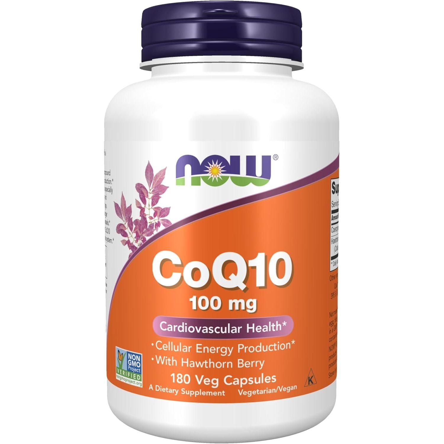 Buy now NOW Foods Supplements, CoQ10 100 mg with Hawthorn Berry, Pharmaceutical Grade, All-Trans Form produced by Fermentation, 30 Veg Capsules 180 Count (Pack of 1) at indiglob india