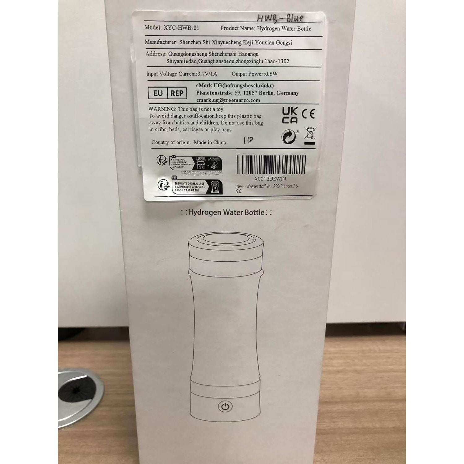 Buy now Hydrogen Alkaline Water Bottle Maker Machine Hydrogen Water Generator Ionizer with SPE and PEM Technology,US Dupont Membrane Make Hydrogen Content up to 800-1200 PPB and PH of 7.5-9.0 at indiglob india