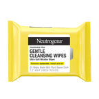 Buy now Neutrogena Gentle Facial Cleansing Wipes, Ultra-Soft Micellar Cleansing Wipes for Effortless Cleansing Made Gentle, Fragrance Free Face Wipes for Sensitive Skin, Hypoallergenic, 25 ct at indiglob india