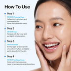 Torriden DIVE IN Trial Kit | Hyaluronic Acid Infused Daily Skincare Kit - 4 Step Regimen with Foam Cleanser, Facial Toner, Serum, and Cream | Travel Essential | Korean Skin Care Set