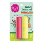 Buy now eos 100% Natural Lip Balm- Coconut Milk and Pineapple Passionfruit, All-Day Moisture Lip Care, 0.14 oz, 2 Pack at indiglob india
