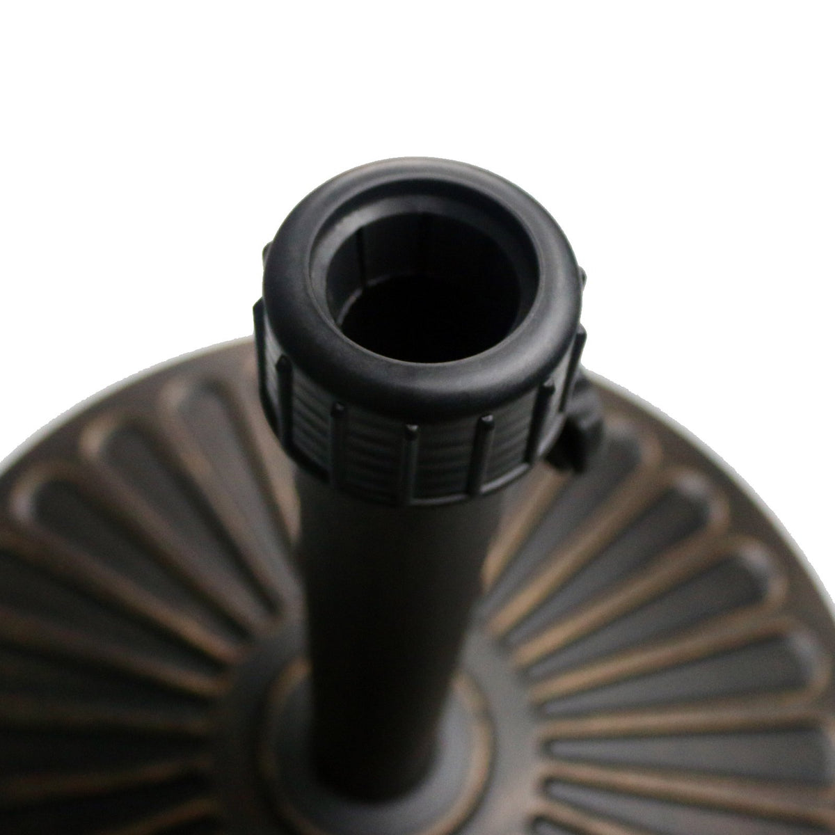 Sunnyglade 18" 30.2-lb Heavy Duty Round Patio Umbrella Base Antiqued Bronze