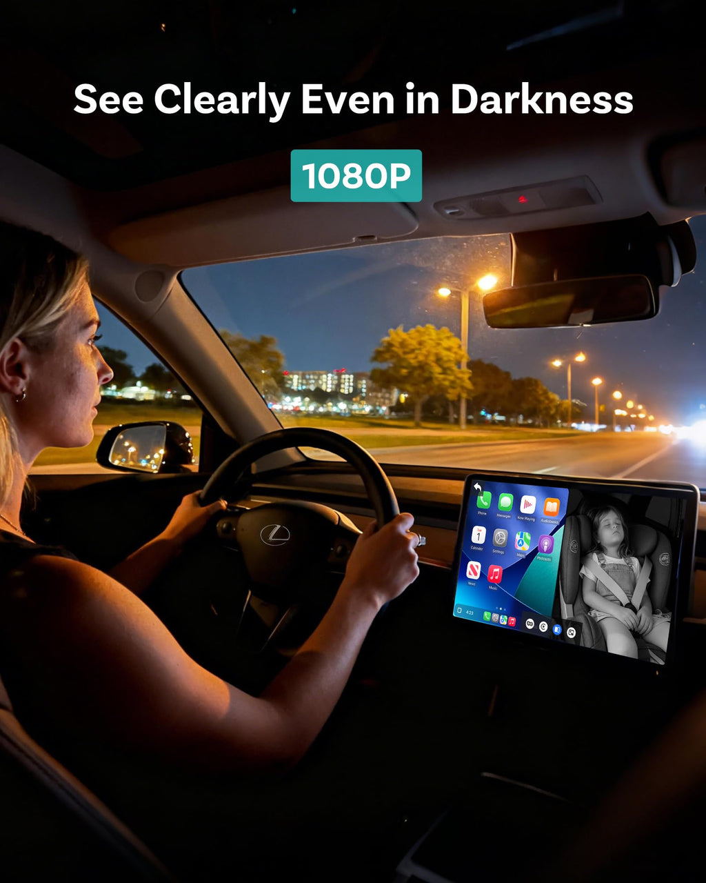 OTTOCAST Cabin Care Baby Car Camera 2026 (for Wired CarPlay Only)