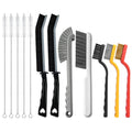 12 Pcs Crevice Cleaning Brush, Straw Brush for Bathroom, Kitchen and Window