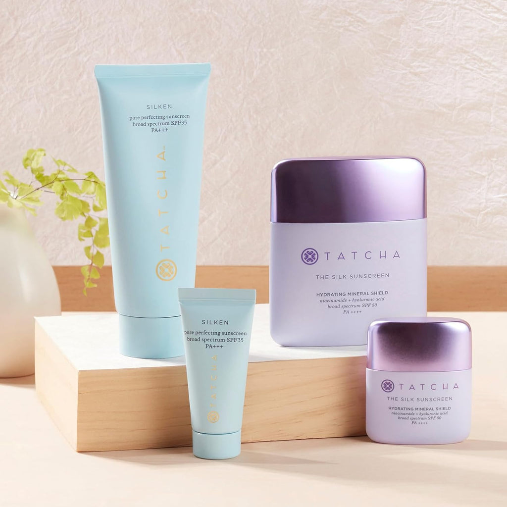 Buy now Tatcha Silken Pore Perfecting Sunscreen SPF 35 | Lightweight Sunscreen with Matte Finish and UVA/UVB Protection, 60 ml | 2 oz at indiglob india