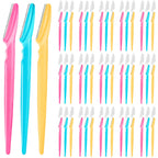 HFATMOS Eyebrow Razor, Face Razors for Women Men Multipurpose Exfoliating Face Shaver Facial Hair Removal Tools Eyebrow Trimmer with Protective Cover 12 Pcs