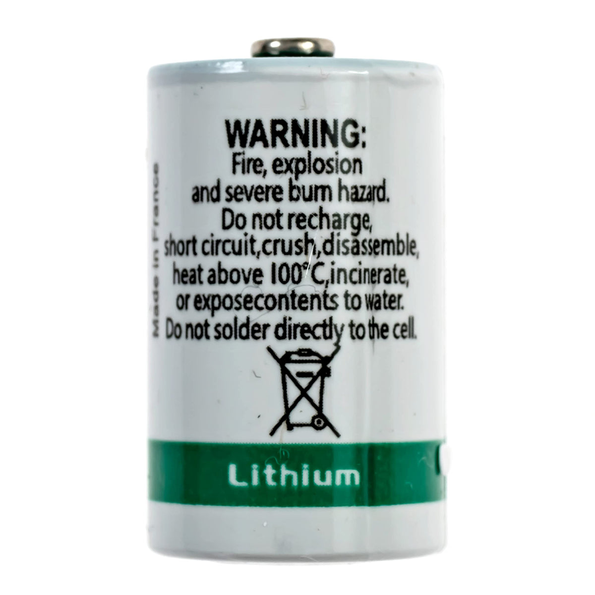 Saft LS14250 3.6V 1/2AA Lithium Battery, 3.6 Volt 1200mAh, GE Simon XT