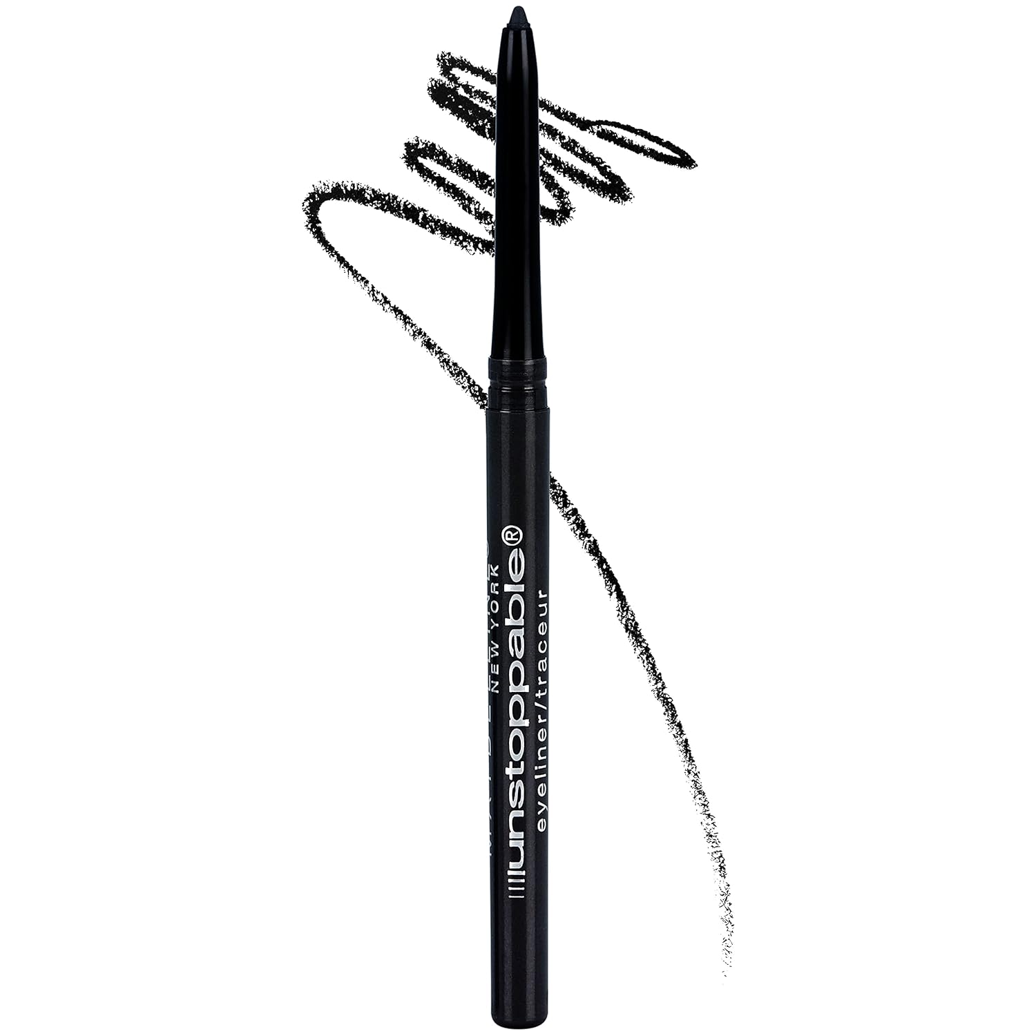 Buy now Maybelline Unstoppable Waterproof Mechanical Black Eyeliner Pencil, Easy to Apply, Smooth Glide, Up to 24 Hour Wear, Onyx at indiglob india