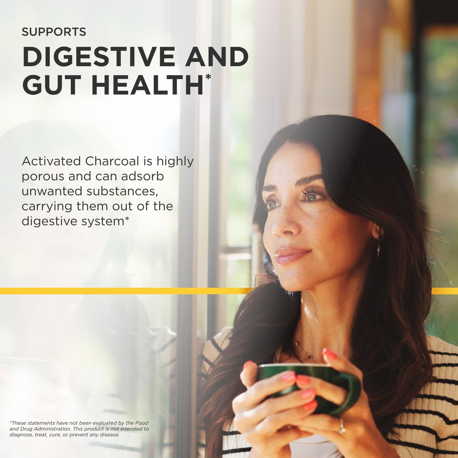 Integrative Therapeutics Activated Charcoal - Digestive & Gut Health Supplement* - Effective Gastrointestinal Support* - Gluten-Free & Dairy-Free - 100 Capsules (50 Servings)