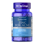 Puritan's Pride Zinc for Acne Skin Formula with Vitamins C, B-6, A, and E