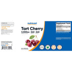 Nutricost Tart Cherry Extract 240 Vegetarian Capsules, Gluten-Free | 240 Servings per Bottle, GMO-Free