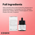 Buy now COSRX 15% Niacinamide Face Serum, 0.67 fl oz, Pore Minimizer Serum for Face, Even Skin Tone, Korean Skin Care at indiglob india