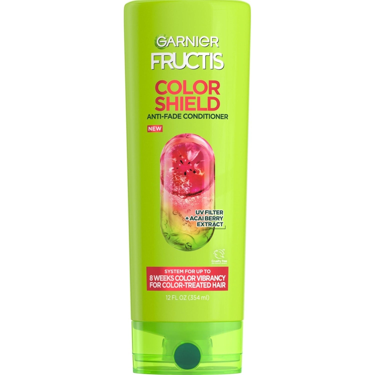 Garnier Fructis Color Shield Anti-Fade Conditioner for Color Treated Hair, 12 Fl Oz, 1 Count (Packaging May Vary)