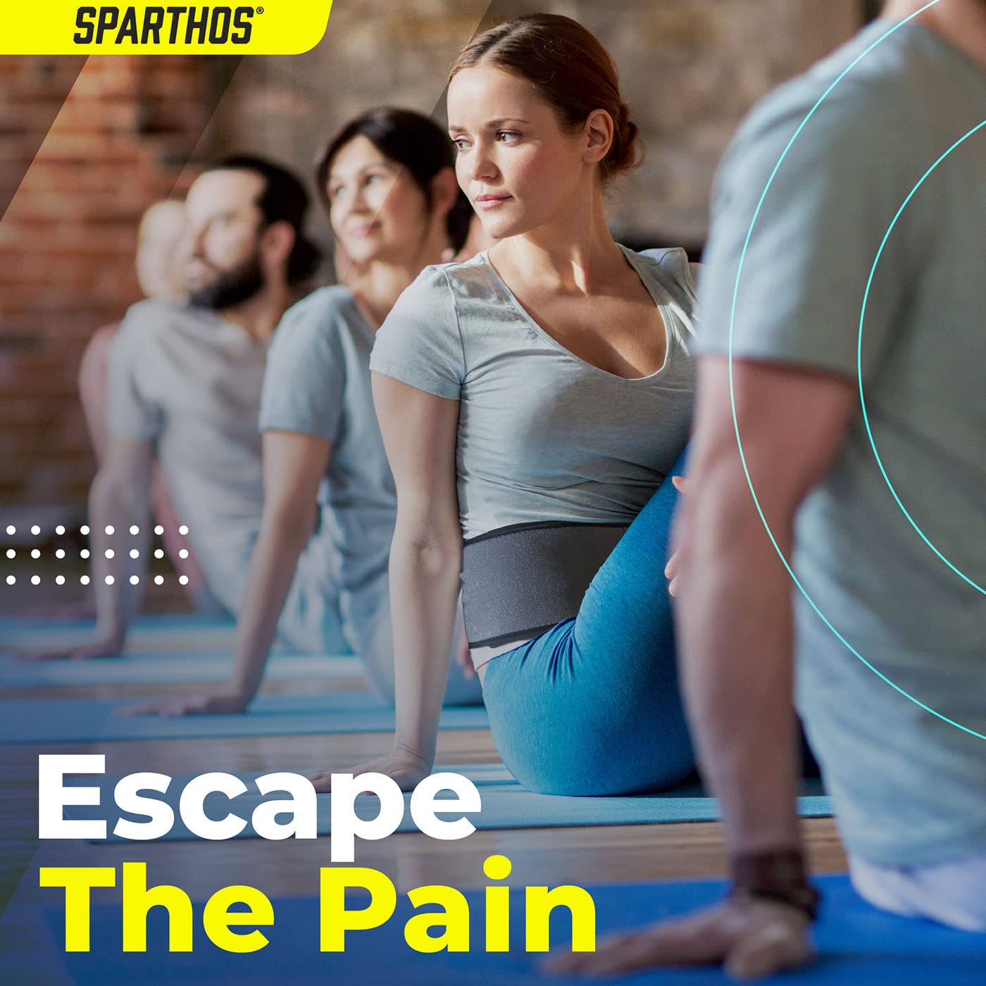 Buy now Sparthos Hip Brace - Sciatic Nerve Support Belt - Sciatica, SI Joint, Hamstring Pain Relief - Orthopedic Thigh Groin Compression Wrap - Flexor Strain Arthritis Siatic - For Men & Women (Right Leg) at indiglob india