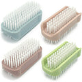 Nail Brush for Cleaning Fingernails Two Sided Hand Fingernail Scrub Brush Soft Stiff Bristles Nail Scrubber Brushes for men women kids,4 PCS