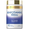 Carlyle Benfotiamine 300mg | 90 Capsules | Fat Soluble Vitamin B1 Thiamine