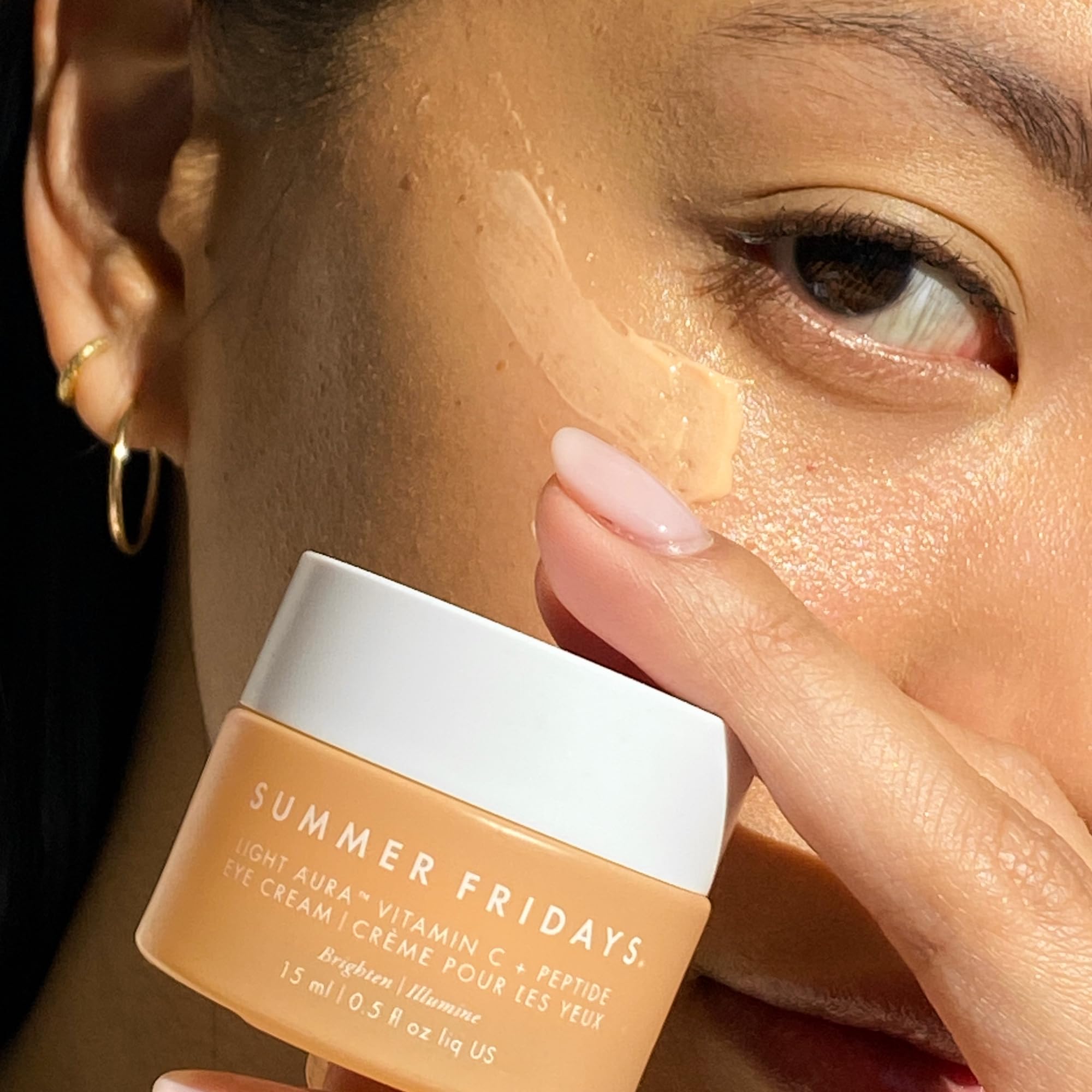 Buy now Summer Fridays Light Aura Vitamin C + Peptide Eye Cream - Brightening Eye Cream with an Illuminating and Hydrating Formula (0.5 Fl Oz) at indiglob india