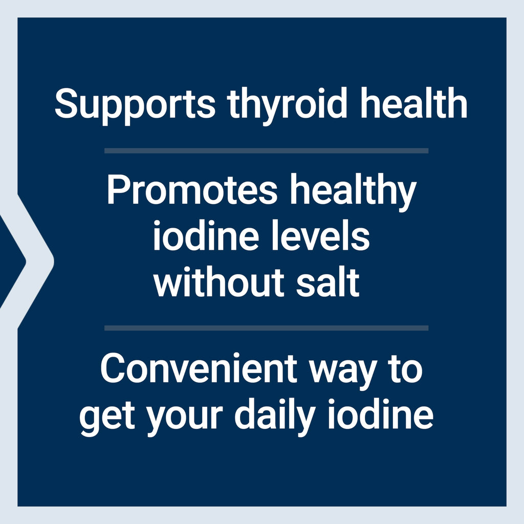 Life Extension Sea-Iodine™, kelp and bladderwrack-derived Iodine, Supports Healthy Levels of This Essential Nutrient for Thyroid Health and Beyond, Non-GMO, Gluten-Free, Vegetarian, 60 Capsules