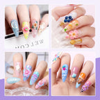 Explore vibrant and stylish nail art designs with MIZHSE 3D Sculpting Gel. Verified by CuratCart for quality assurance.