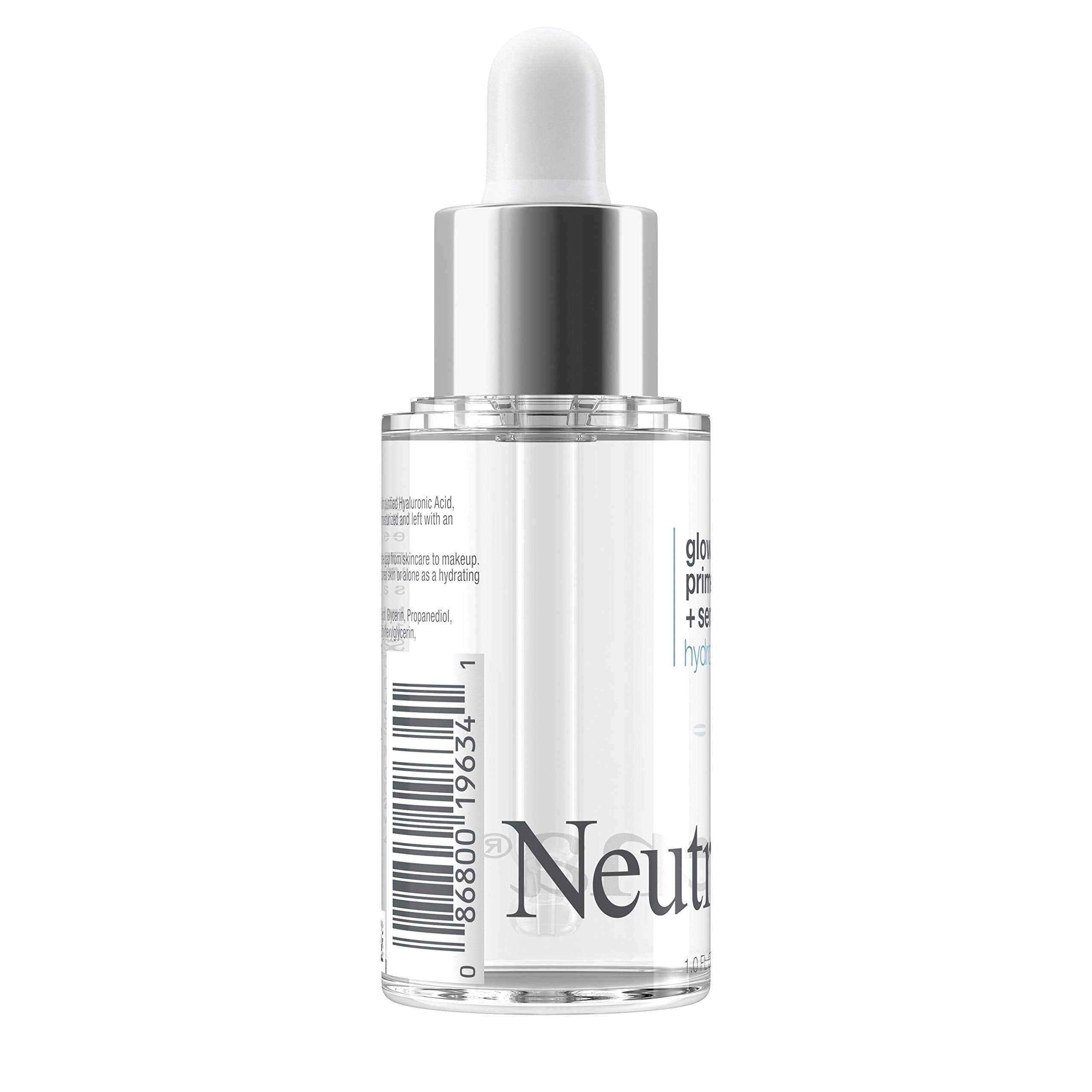 Buy now Neutrogena Hydro Boost Glow Booster Primer & Serum, Hydrating & Moisturizing Face Serum-to-Primer Hybrid, Infused with Purified Hyaluronic Acid & Designed to Instantly Hydrate, 1.0 fl. oz at indiglob india