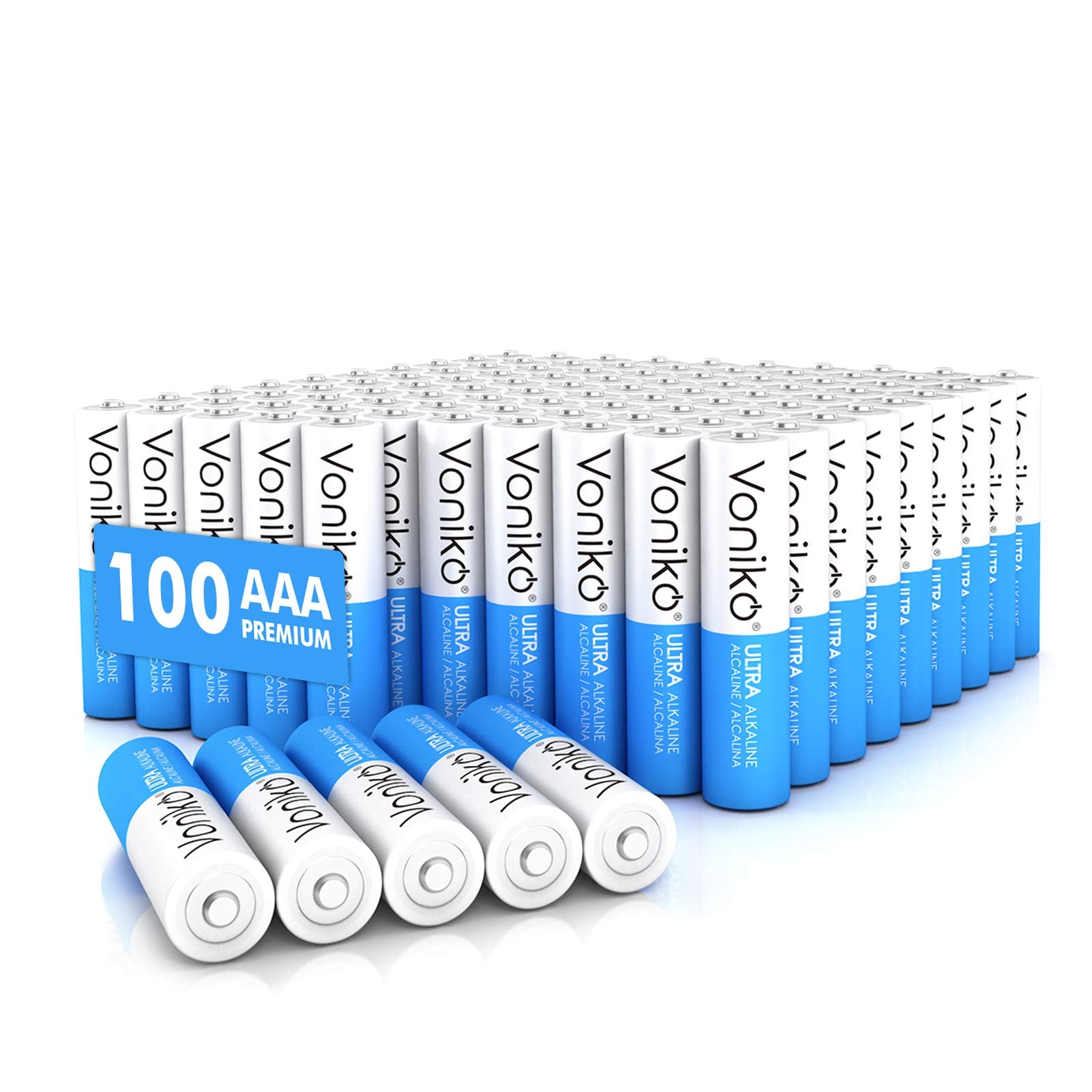 Buy now Voniko Ultra AAA Batteries 24 Pack - Alkaline Triple A Battery, Ultra Long-Lasting for All Your Devices, 10-Year Shelf Life, Leak-Proof & Mercury-Free at indiglob india