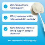 Buy now Vital Proteins Collagen Peptides Powder Advanced with Hyaluronic Acid & Vitamin C, Collagen Supplements, Unflavored, 12 Servings at indiglob india