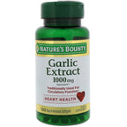 Nature's Bounty Garlic Extract, Herbal Supplement, Supports Circulatory Function, 1000mg, 100 Rapid Release Softgels, Pack of 3 | Supports Circulatory Function, 100 Rapid Release Softgels