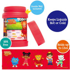 Buy now Daniel Tiger's Neighborhood Stainless Steel 13 oz Food Jar for Kids, Red -Double Wall Insulated, Leak-Proof thermos Jar Keeps Liquids & Food Hot or Cold for Hours-Fits Inside All Lunch Boxes & Bags at indiglob india