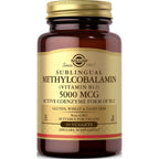 Solgar Methylcobalamin (Vitamin B12) 5000 mcg, 60 Nuggets - Cherry Flavor - Supports Energy Metabolism - Body-Ready, Active Form - Non-GMO, Vegan, Gluten Free - 60 Servings