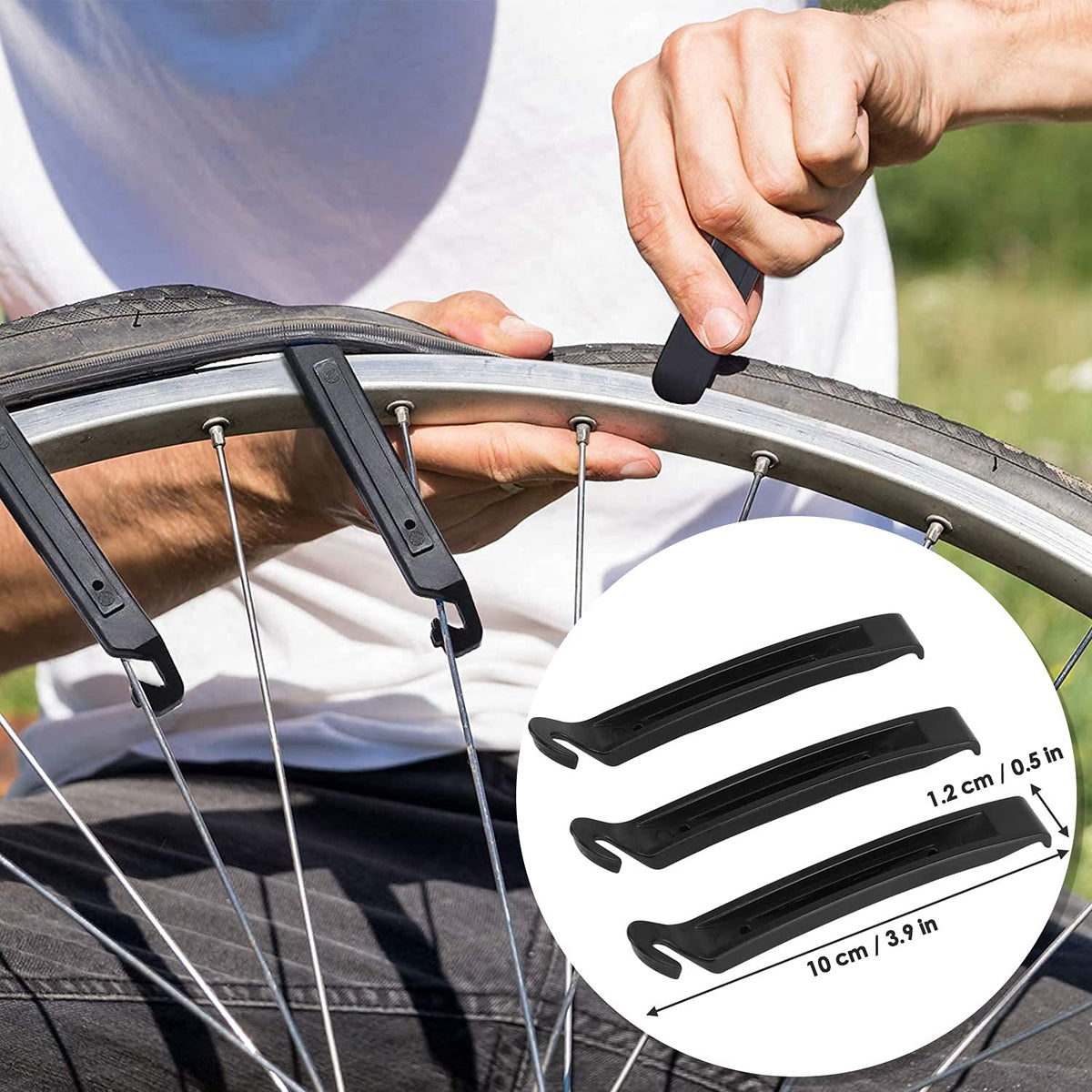 WOTOW 16-in-1 Bike Repair Tool Kit with Tire Levers and Hex Wrenches