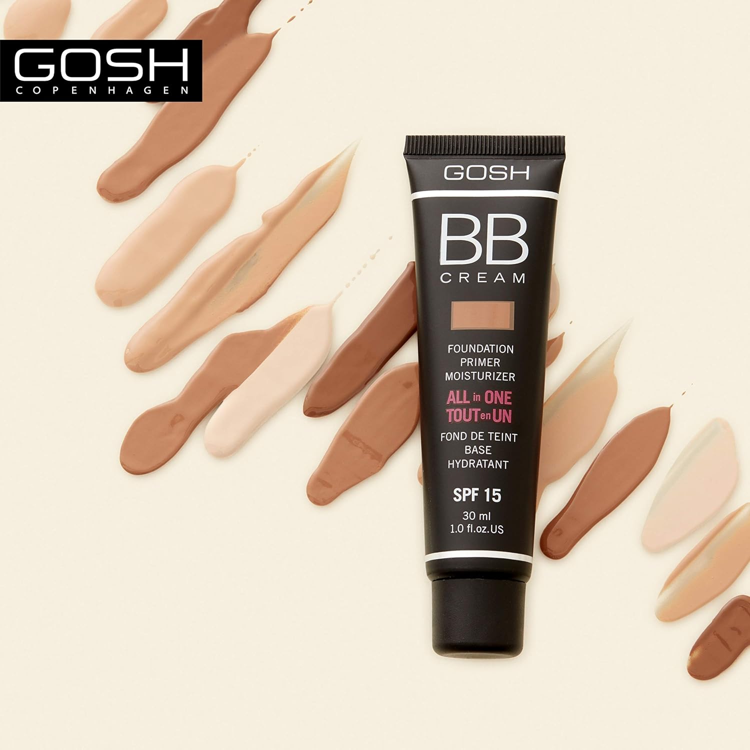 Buy now Gosh BB Cream Warm Beige 3 by Gosh at indiglob india