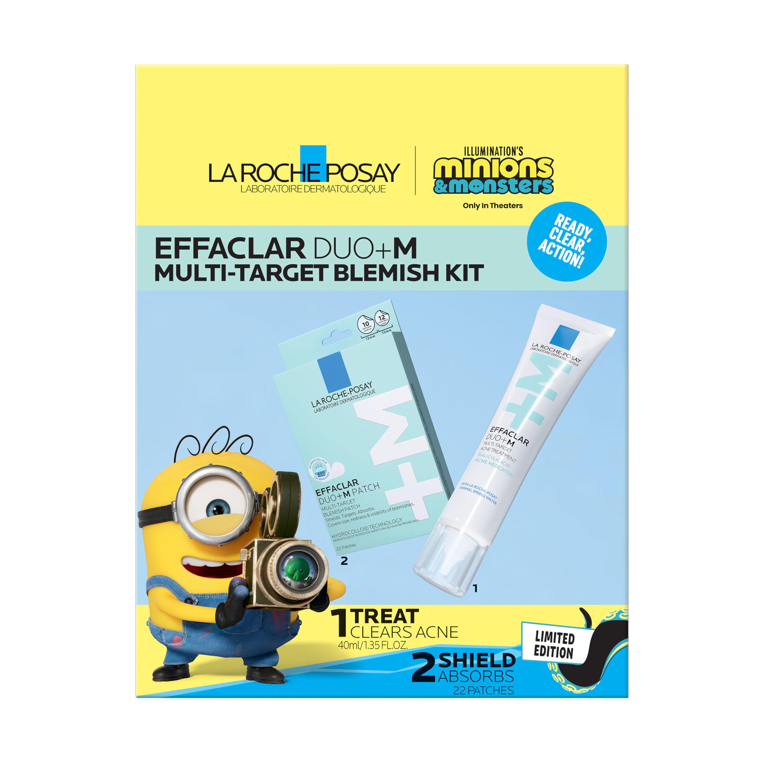 La Roche-Posay Effaclar Salicylic Acid Acne Treatment For Face, Mattifying Acne Gel Cream Spot Treatment for Blackheads, Whiteheads & Pores, Prevents New Pimples, Non-Greasy, Sensitive Skin Safe