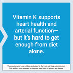 Life Extension Super K, Vitamin K Supplement, 2000 Mcg Vitamin K and 1180 Mcg Vitamin K2, Heart Health, Once-Daily, 90 Softgels | Vitamin K1, K2 MK-7 & K2 MK-4 for Heart & Arterial Health and Calcium Balance; 3-Month Supply, 1 Daily, Gluten-Free & Non-GMO