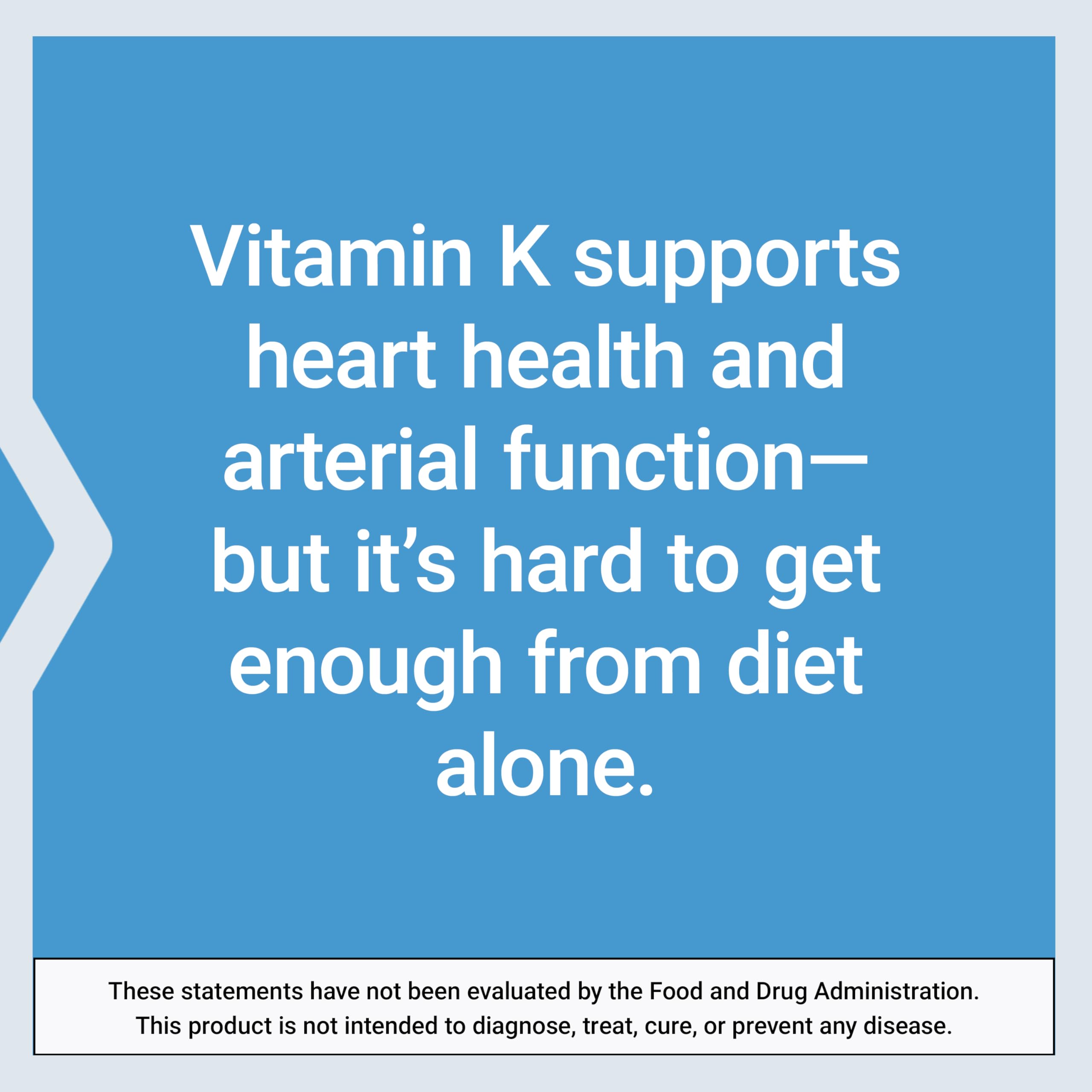 Life Extension Super K, Vitamin K Supplement, 2000 Mcg Vitamin K and 1180 Mcg Vitamin K2, Heart Health, Once-Daily, 90 Softgels | Vitamin K1, K2 MK-7 & K2 MK-4 for Heart & Arterial Health and Calcium Balance; 3-Month Supply, 1 Daily, Gluten-Free & Non-GMO
