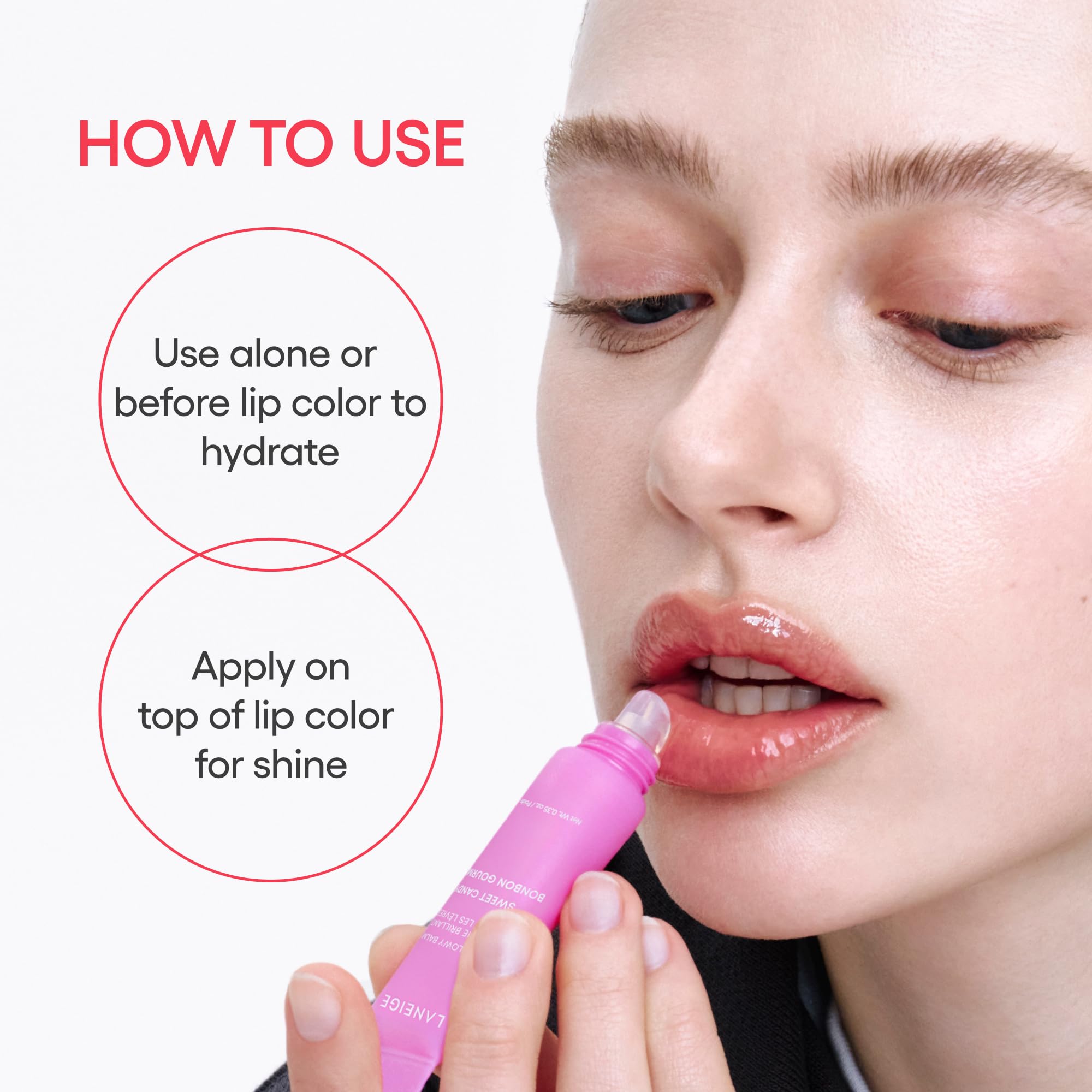 LANEIGE Lip Glowy Balm: Sheer Tinted Lip Moisturizer with Shea Butter, for Hydrating Shine & Soft Lips