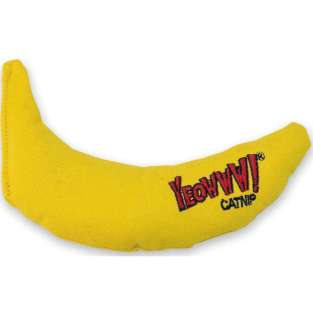 YEOWWW! DuckyWorld 100% ORGANIC CATNIP Leaf & Flower Cat Toy BANANA 3 PACK