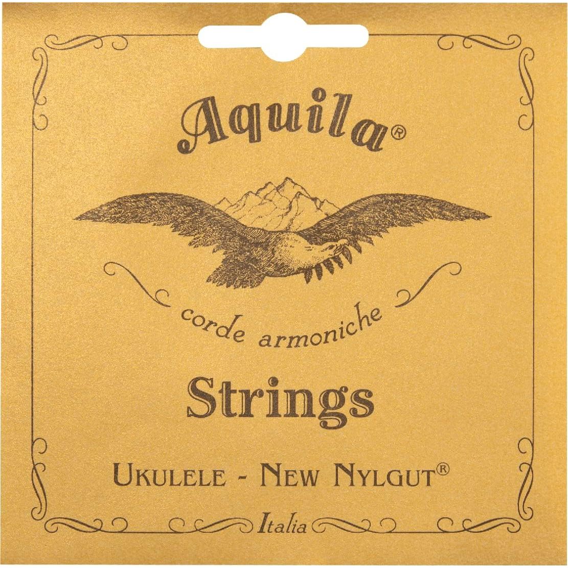 Buy now Aquila corde armoniche New Nylgut, Ukulele, Soprano Regular Ukulele Strings Default at indiglob india