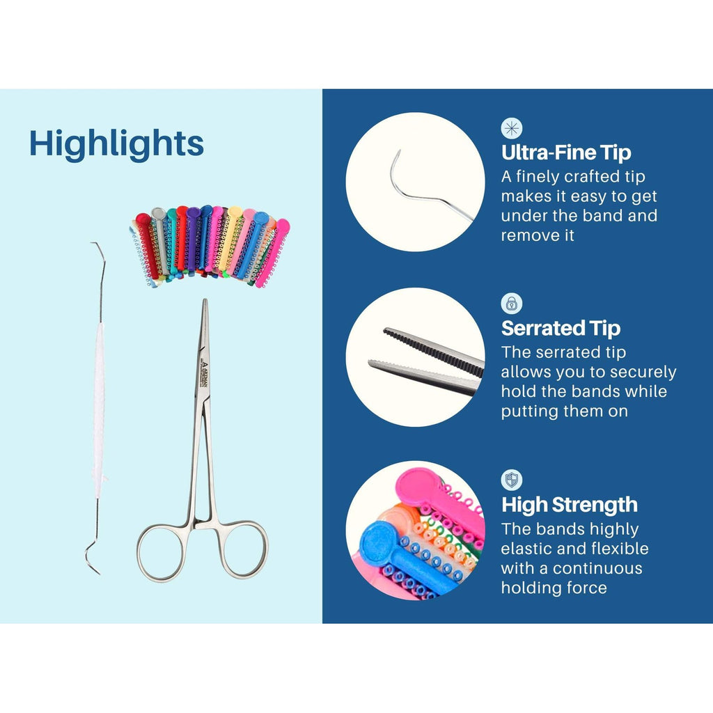 Ligas para Brackets Ortodoncia Dental braces color changing kit orthodontic Dental Ligature Ties for Brackets Change Braces Color Easily DIY Braces Color Kit 1040pcs