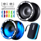 Buy now MAGICYOYO V3 Yoyo for Kids 8-12 or Above, Responsive Yoyo Professional with Dual Function, Professional Trick Yo yo for Adults with 12 Yo-yo Strings, KK Bearing, Bearing Puller, Axle,Case Bag -Black at indiglob india