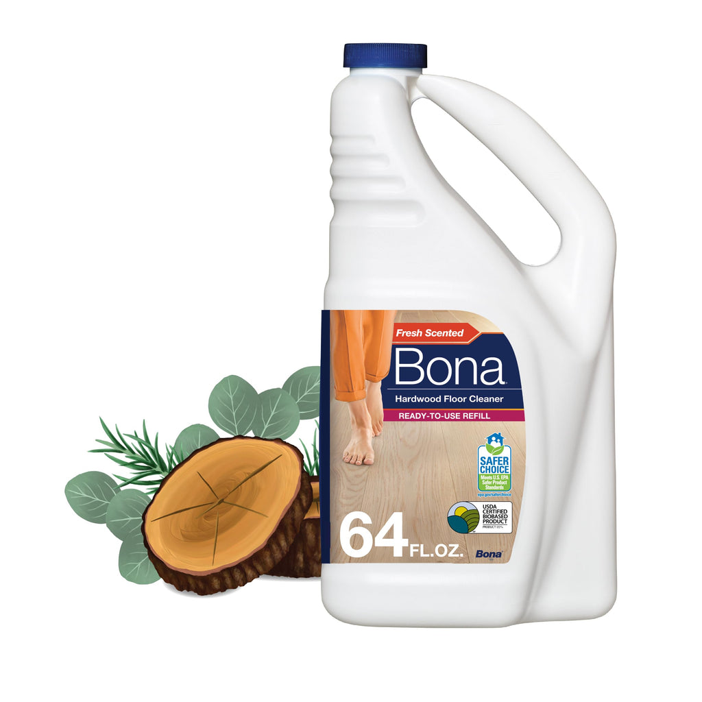 Buy now Bona Hardwood Floor Cleaner Refill - 64 fl oz - Cedar Wood - Refill Spray Mops and Spray Bottles - Residue-Free Floor Cleaning Solution for Hardwood Floors at indiglob india