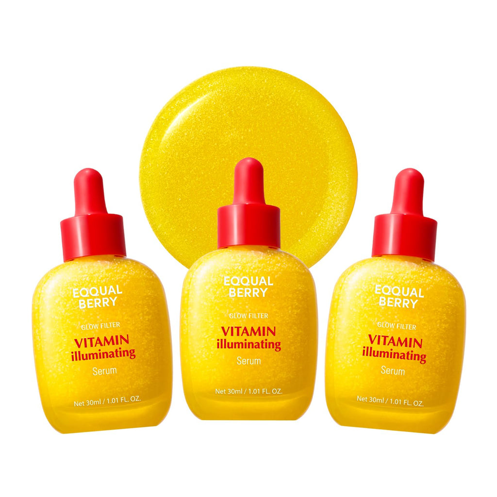 EQQUALBERRY Vitamin Illuminating Serum | Niacinamide 4% & TXA | Brightening Vitamin C Serum for Face Glow with Hyaluronic Acid | Dark Spot & Uneven Tone Care | Korean Skincare, 1.01 fl oz