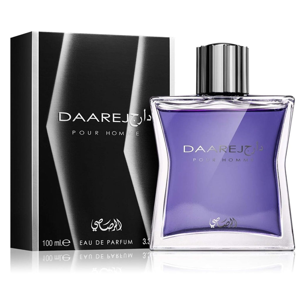 Buy now RASASI Dareej For Men Eau De Parfum Spray - 100ML (3.4 Oz) Long Lasting Arabian Perfume - Bold & Premium Fragrance for Special Occasions & Daily Wear, An Essential Perfume Men that Lasts All Day DAAREJ MEN at indiglob india