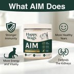 Happy Wags Aim Powder for Cats - 50 Servings
