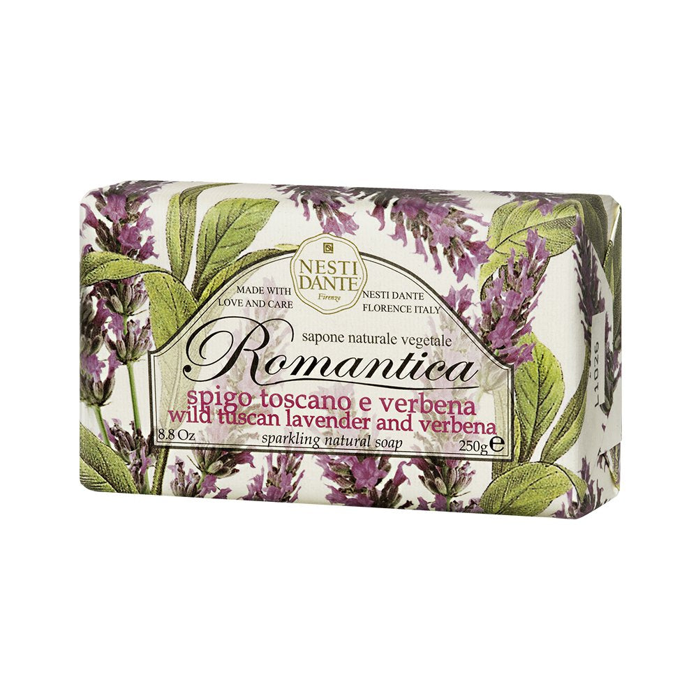 Buy now Nesti Dante Romantica Sparkling Natural Soap - Wild Tuscan Lavender & Verbena 250g/8.8oz at indiglob india