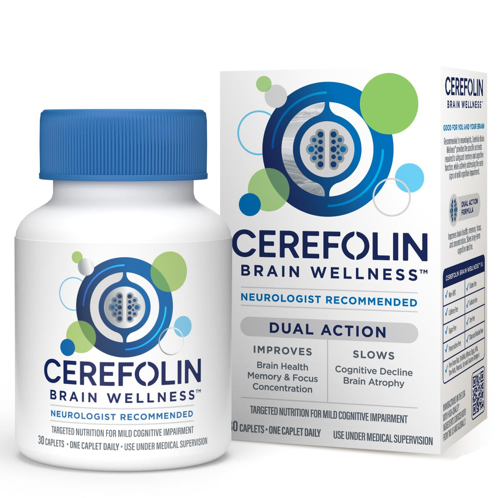 Cerefolin Brain Wellness, Targeted Nutrition for Cognitive Support, 60 Ct