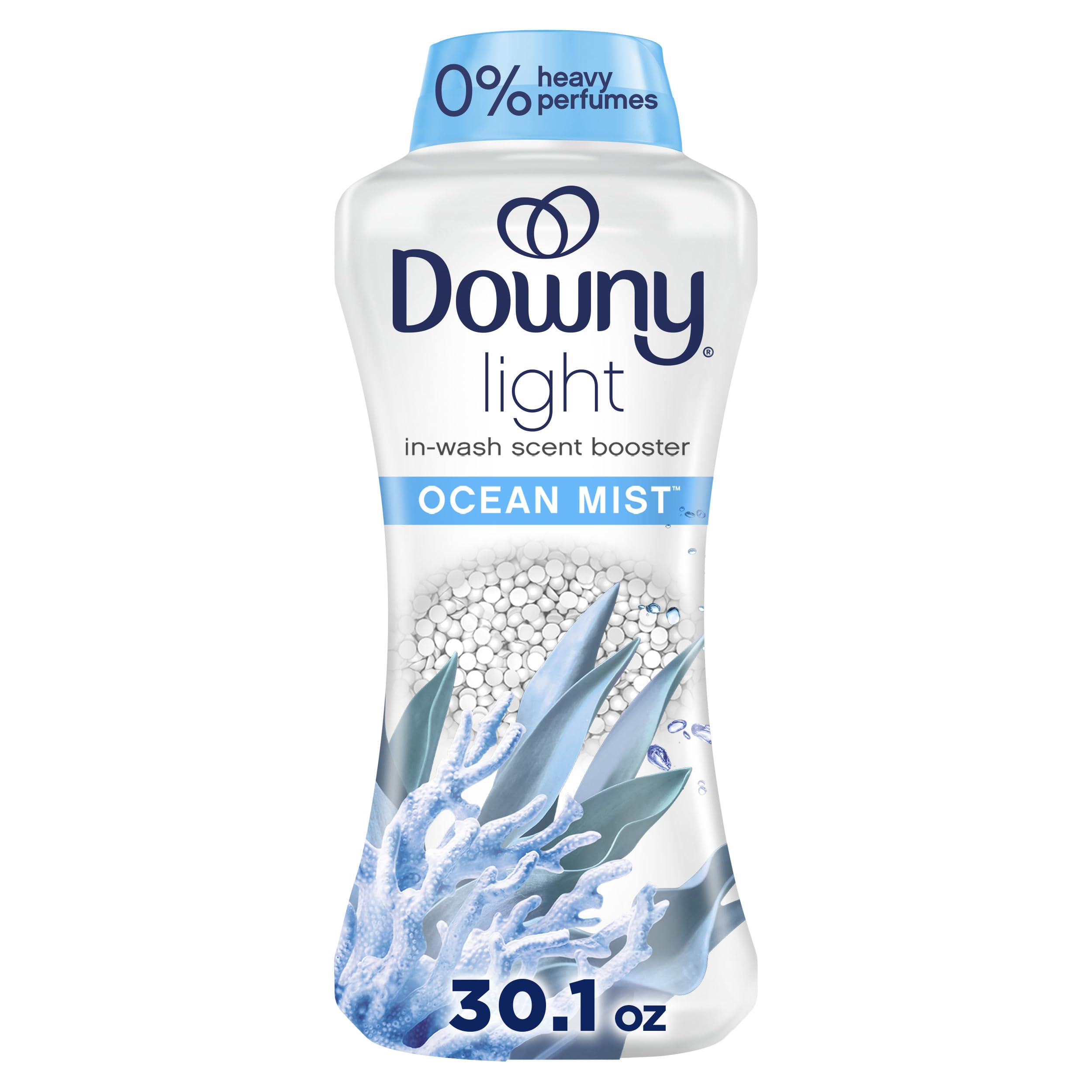 Buy now Downy Light Laundry Scent Booster Beads, Ocean Mist Scent, 24 OZ, In-Wash Fabric Beads Designed To Be Gentle With A Light Boost Of Scent, No Heavy Perfumes at indiglob india