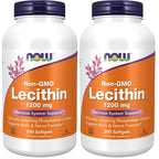 NOW Supplements, Lecithin 1200 mg with naturally occurring Phosphatidyl Choline, 100 Softgels