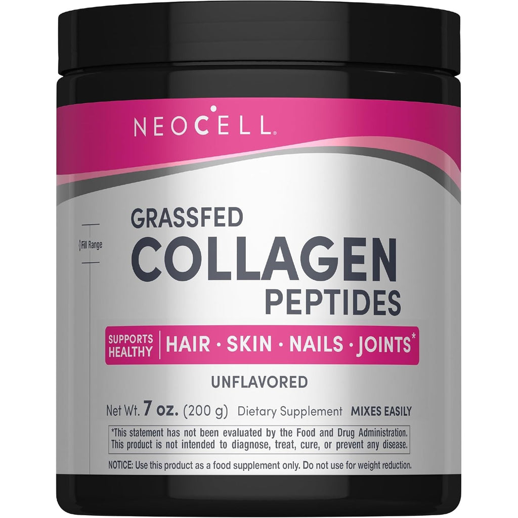 Buy now NeoCell Grassfed Collagen Peptides Powder | 7 oz | Unflavored | for Women and Men | Hair, Skin, & Nails 7 Ounce (Pack of 1) Powder at indiglob india