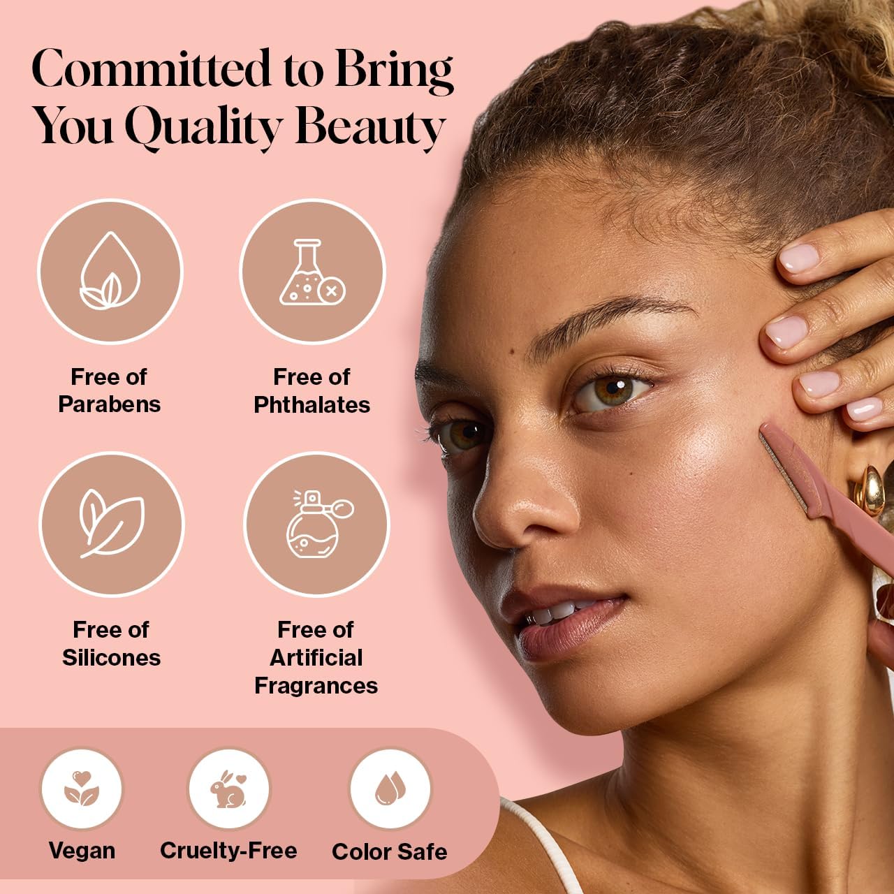 Buy now Kitsch Dermaplane Face Oil with Jojoba & Argan Oil â€“ Hydrating Facial Formula for Dermaplaning Tool, Gua Sha & Razor Use â€“ Irritation-Free Shave Oil for Soft, Radiant Skin â€“ 2oz at indiglob india