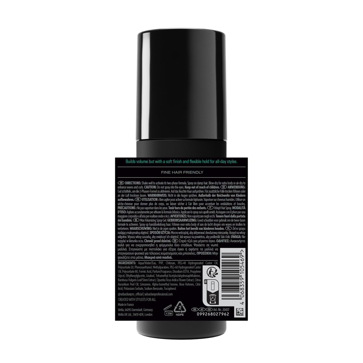 Sebastian Professional Volupt Volume-Building Spray Gel